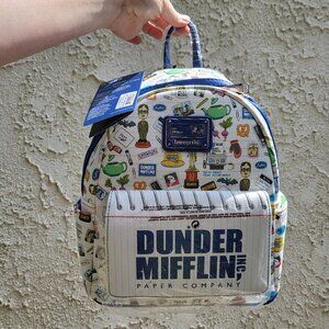 Loungefly The Office Television Show Dunder Mifflin Womens Double Strap Shoulder
